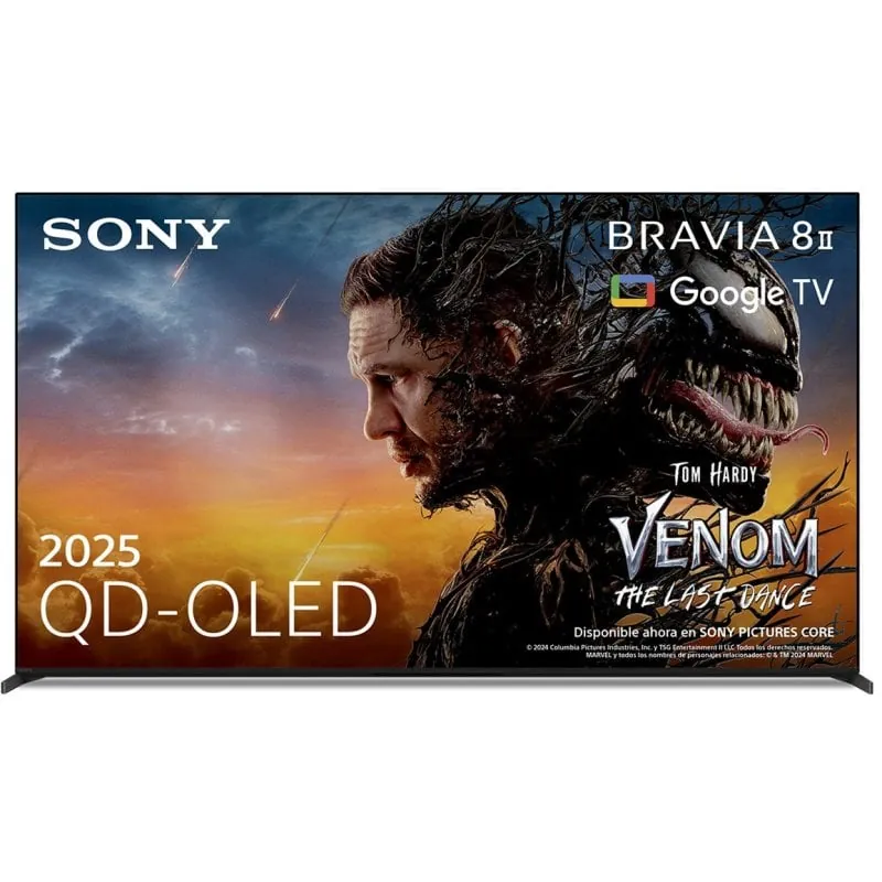 TV Sony OLED BRAVIA 8 II K55XR8M25BP 55" 4K UHD Smart TV Google TV HDR10 Dolby Vision K55XR8M25BP.CEI
