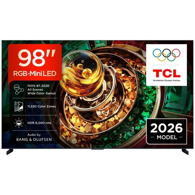 TV TCL Mini LED RM9L 98RM9L 98" 4K UltraHD 144Hz Smart TV Google TV Dolby Vision HDR10 98RM9L