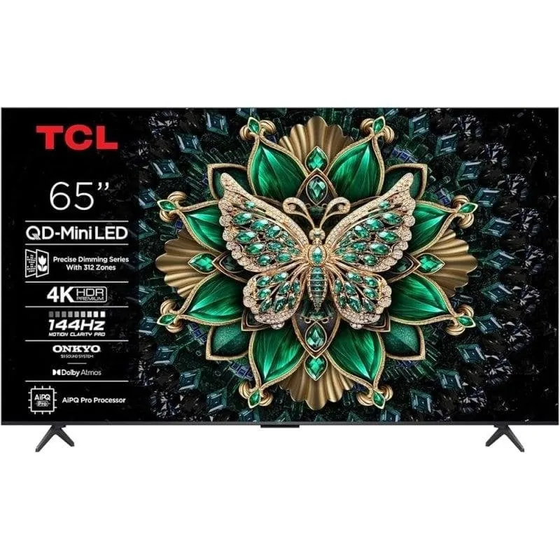TV TCL QD-Mini LED 65C69K 65" 4K UHD Smart TV Google TV HDR10 65C69K