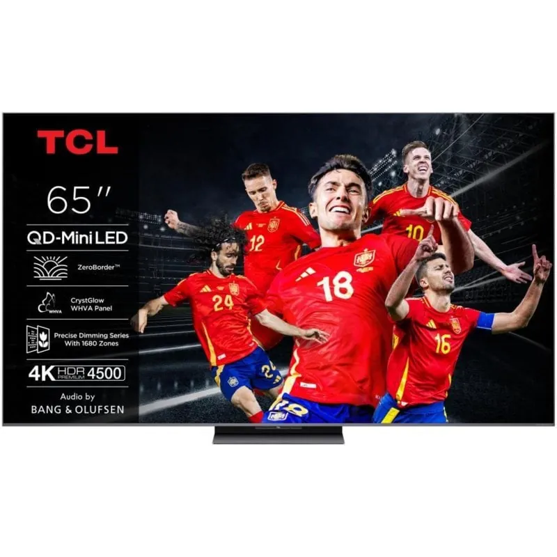 TV TCL QD-Mini LED 65C8K 65" 4K Ultra HD Smart TV 144Hz HDR10 Dolby Atmos 5901292525682