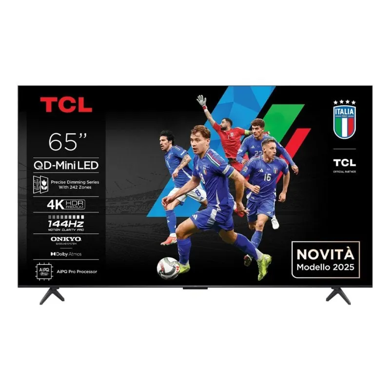 TV TCL QD-Mini LED 65Q6C 65" 4K Smart TV Metallic Dolby Vision 65Q6C