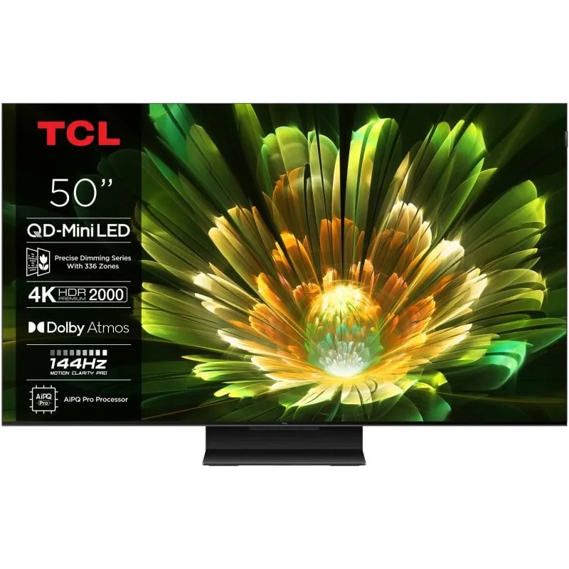 TV TCL QD-Mini LED C79K 50" 4K UHD Smart TV Google TV HDR10 50C79K
