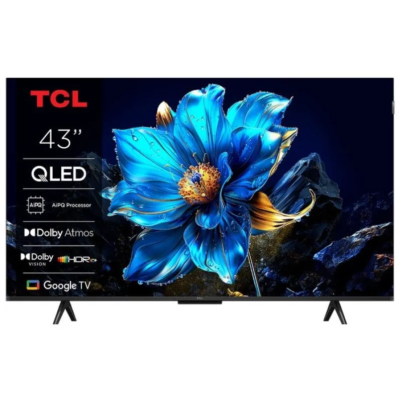 TV TCL QLED 43P79K 43" 4K Ultra HD Smart TV Google TV HDR10 43P79K