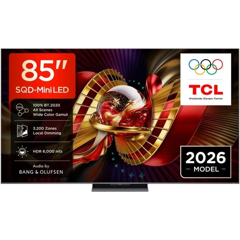 TV TCL QLED C8L 85C8L 85" 4K UltraHD 144Hz Smart TV Google TV HDR10 Dolby Vision Atmos 85C8L
