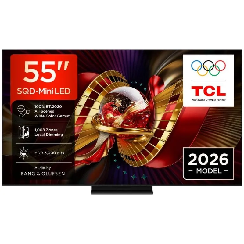 TV TCL QLED Mini LED C8L 55C8L 55" 4K UltraHD 144Hz Smart TV Google TV Dolby Vision Gaming 55C8L