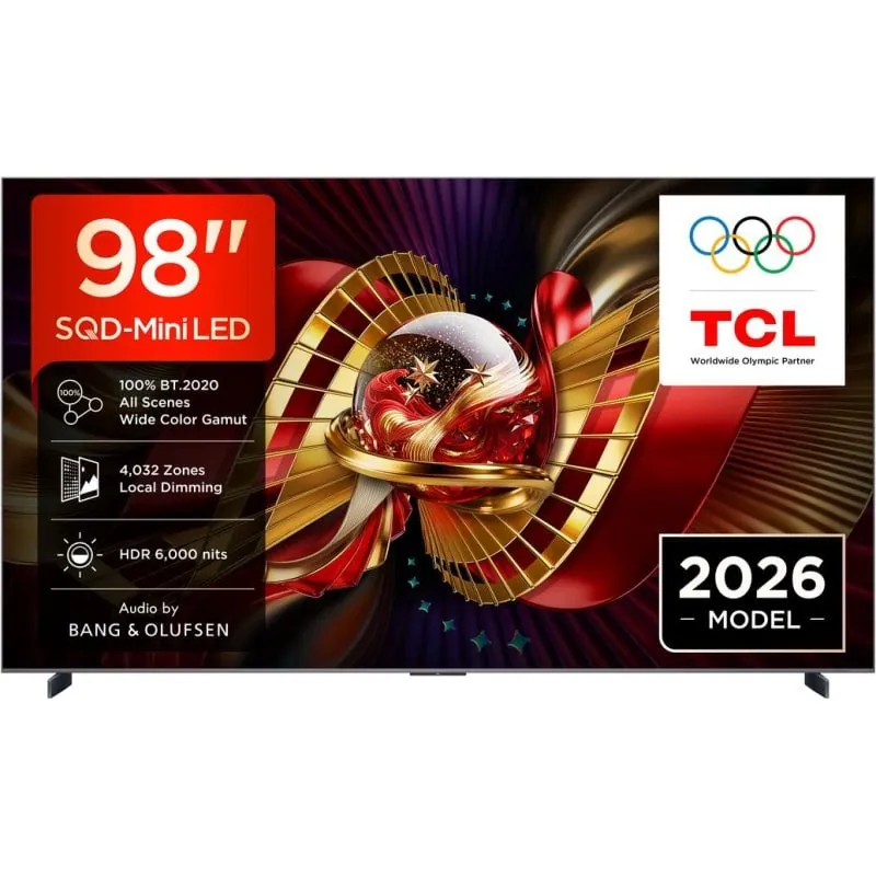 TV TCL QLED Mini LED C8L 98C8L 98" 4K UltraHD 144Hz Smart TV Google TV Dolby Vision HDR10 98C8L