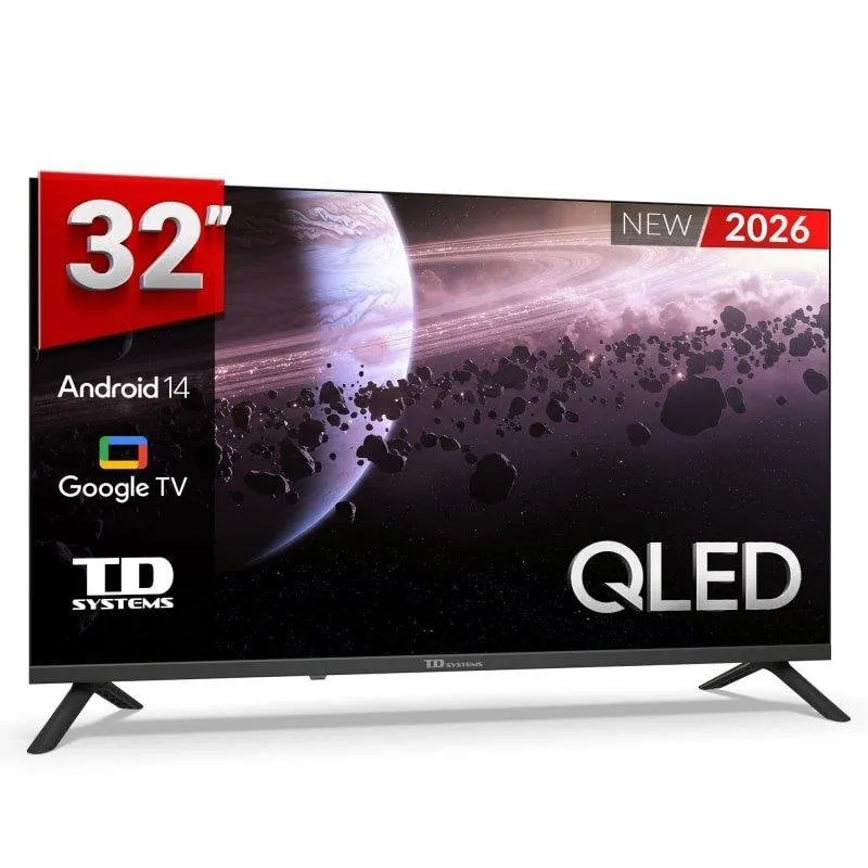 TV TD Systems QLED M32C21GLQ 32" HD Ready Smart TV Google TV HDR10 M32C21GLQ