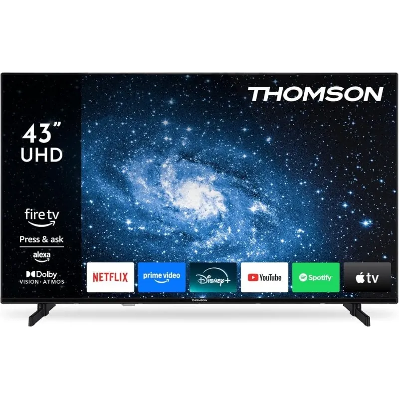 TV Thomson LED 43UF4S35 43" 4K UltraHD 60Hz Smart TV Fire TV Dolby Atmos 43UF4S35