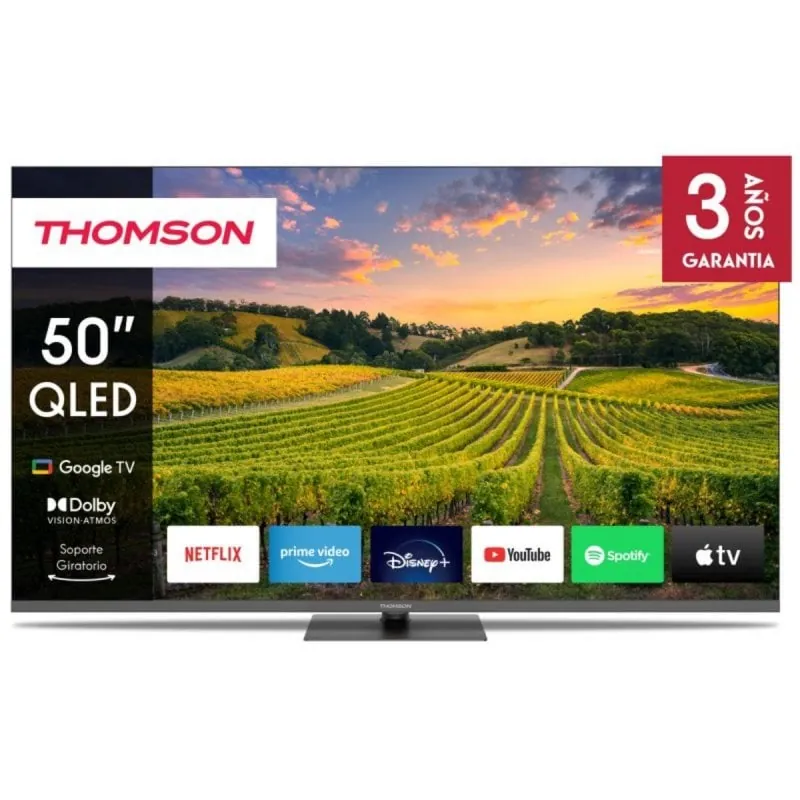 TV Thomson QLED 50QG5C14 50" 4K Ultra HD Smart TV Google TV HDR10 Dolby Vision 50QG5C14