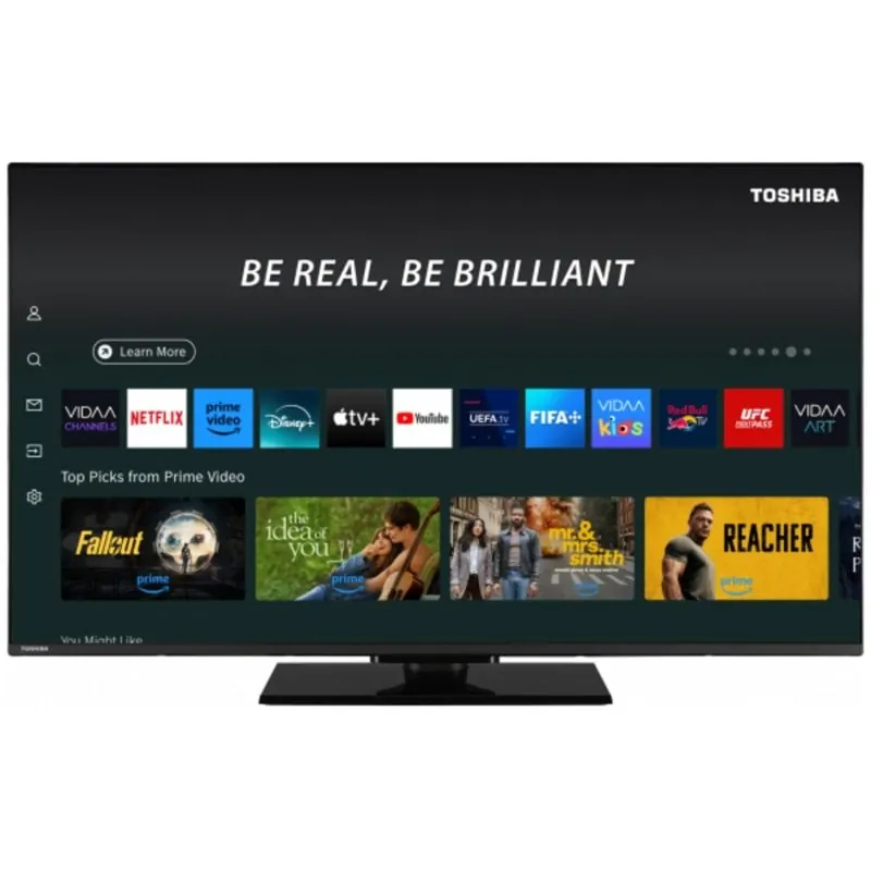 TV Toshiba DLED 50QV3F63DG 50" 4K UHD Smart TV Dolby Vision Wifi VESA Alexa 50QV3F63DG