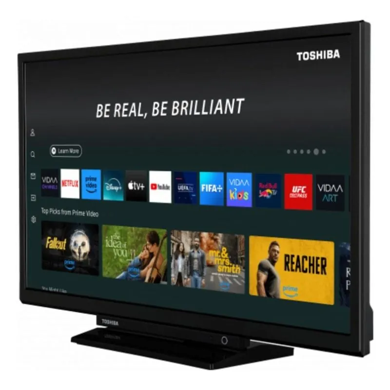 TV Toshiba LED 24WV3F63DA 24" HD Smart TV WiFi HDR Negro 24WV3F63DA