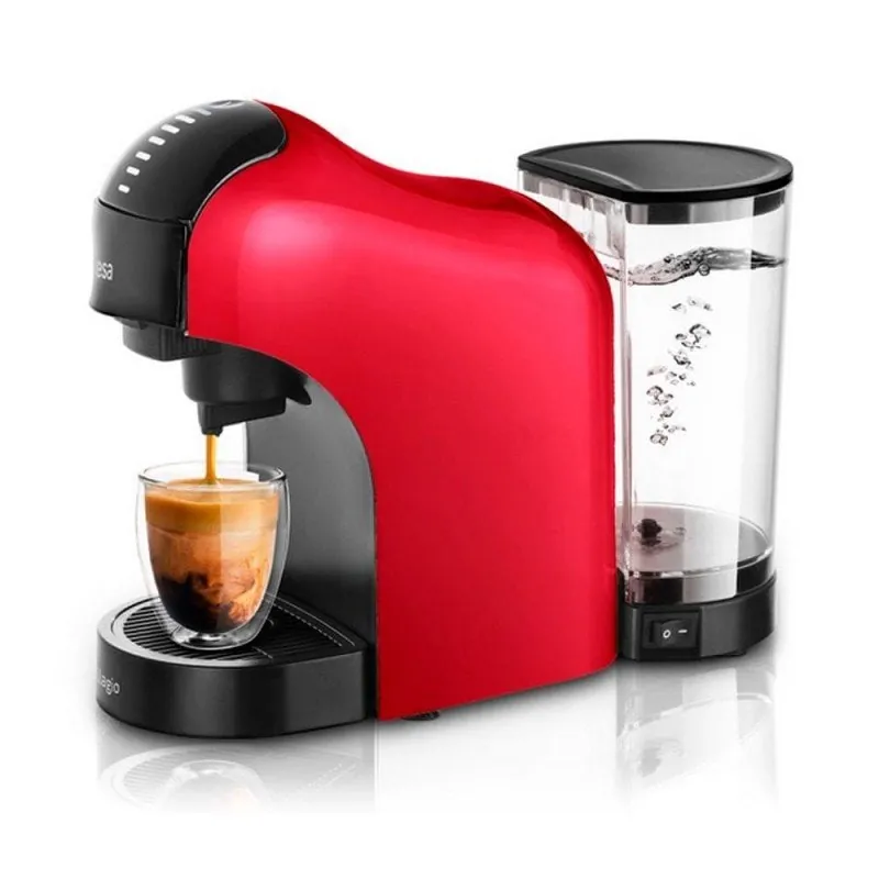 Ufesa Bellagio Cafetera Multicapsula compatible con Nespresso/Dolce Gusto Roja 71905574