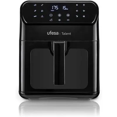 Ufesa Talent Freidora de Aire Digital con Ventana y Luz Interior 6.5L Negra 72805570