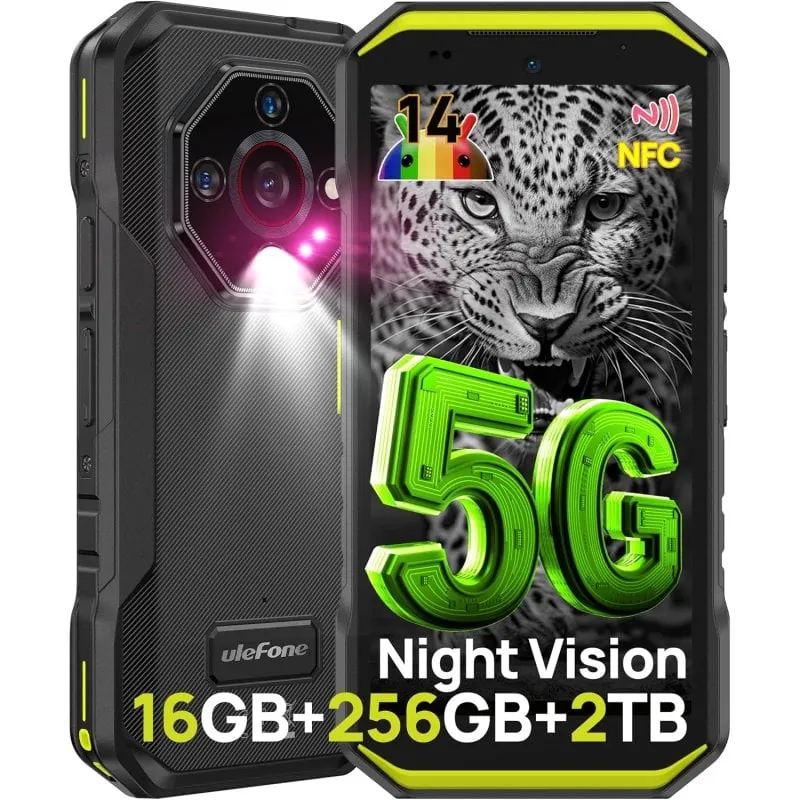 Ulefone Armor X32 Pro 8GB 256GB 5G Visión Nocturna Batería 5500mAh Resistente ULEARM3PV