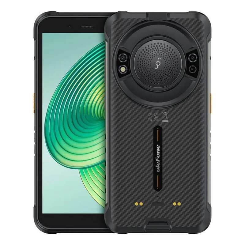 Ulefone RugKing 8GB 256GB 5.99" IPS 4G Dual SIM NFC IP68 IP69K 9600mAh Android 15 Negro RUGKING 8/256GB BLACK