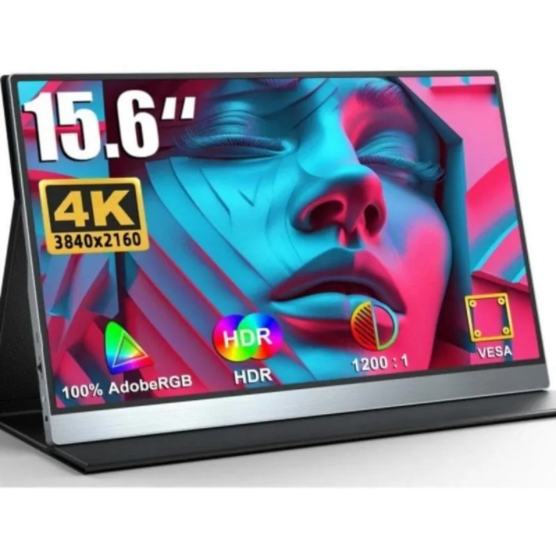 Uperfect UP1564K60 15.6" IPS 4K UHD 100 % AdobeRGB FreeSync Antirreflejo USB-C UP1564K60