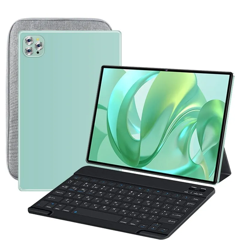 Vanwin V62 LTE 10.1" 4/64GB Verde + Funda con Teclado + Stylus v62L
