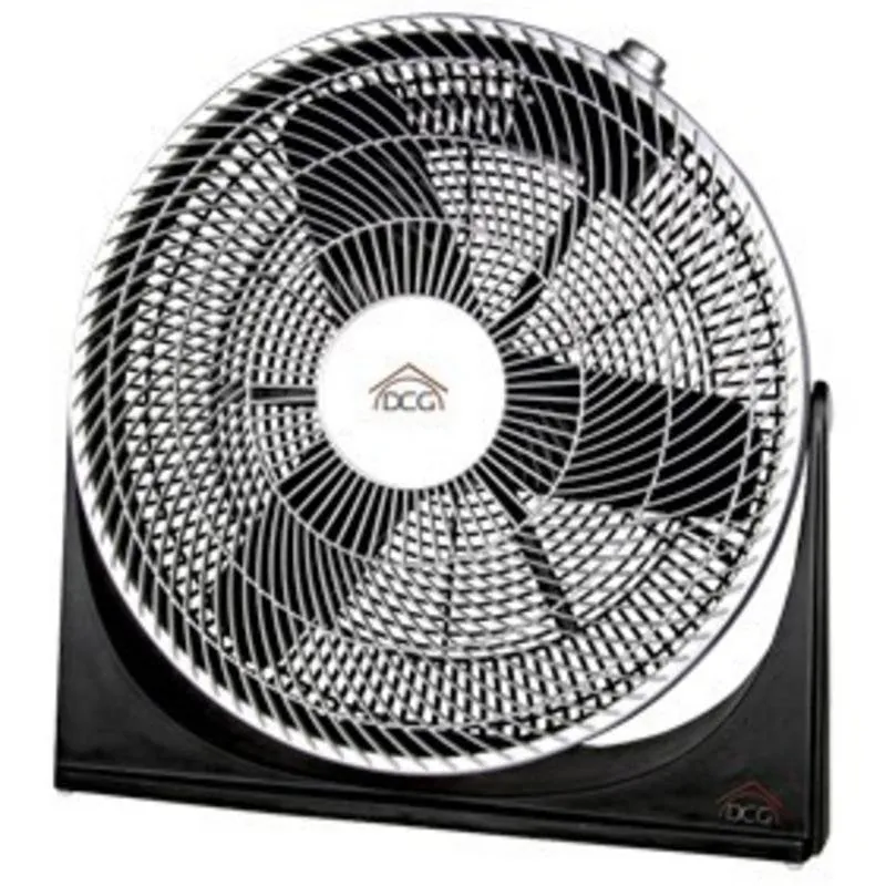 Ventilador DCG Eltronic CRB1240 50 cm 110 W 3 velocidades negro plata CRB1240