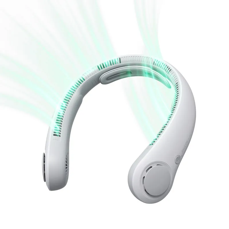 Ventilador de cuello JisuLife sin aspas 5.000mAh 5 velocidades flexible y Tipo-C JIVP0007
