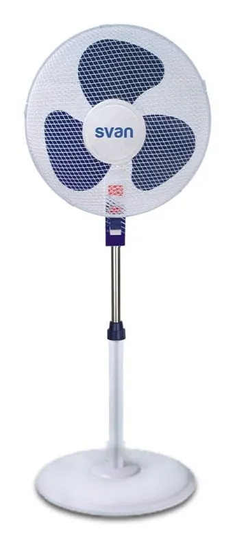 Ventilador de pie Svan SVP401600OBA 40W 3 Aspas Silencioso Altura Regulable Oscilante SVP401600OBA