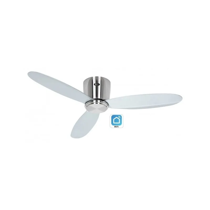Ventilador De Techo Casafan 311280w Eco Plano Ii 112cm Plata Wi-fi 311280W