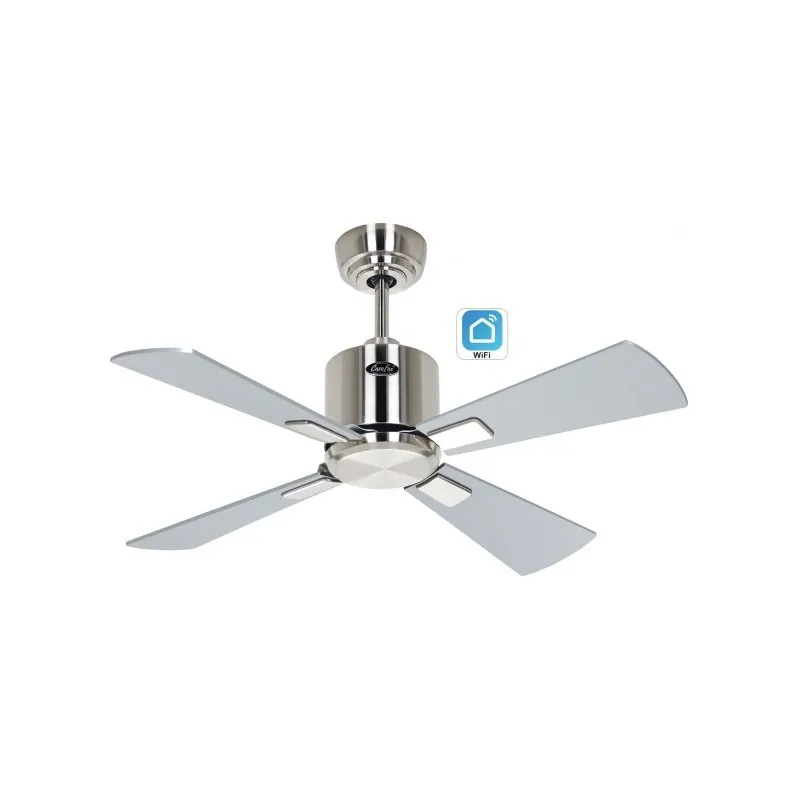 Ventilador De Techo Casafan 942041w Eco Neo Iii 92cm Plata Y Wengue Con Wifi 942041W