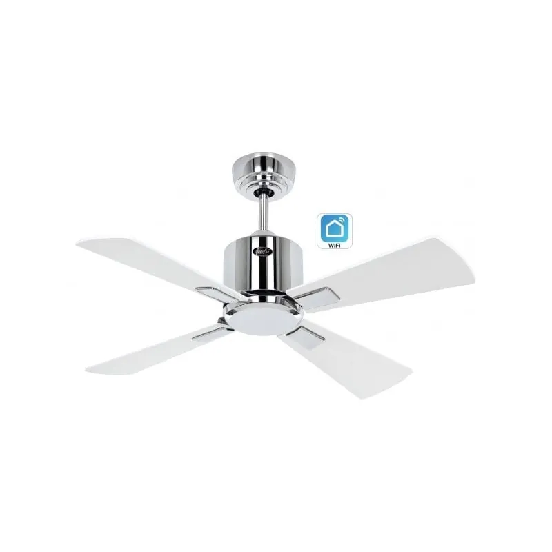 Ventilador De Techo Casafan 948031w Eco Neo Iii 92cm Gris Claro Y Blanco Con Wifi 948031W