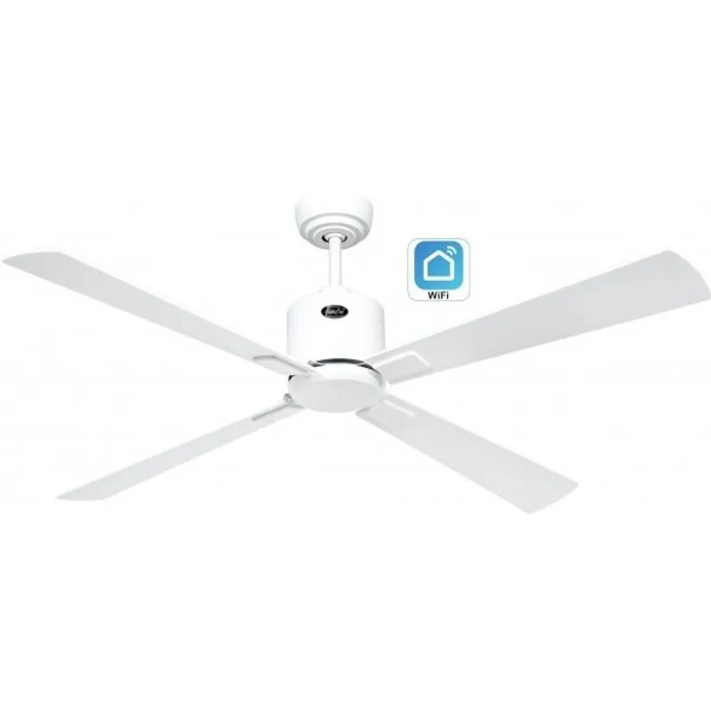 Ventilador De Techo Casafan Eco Neo Iii 132cm Con Wifi 943232w Motor Blanco/ Blanco Y Gris Claro 943232W