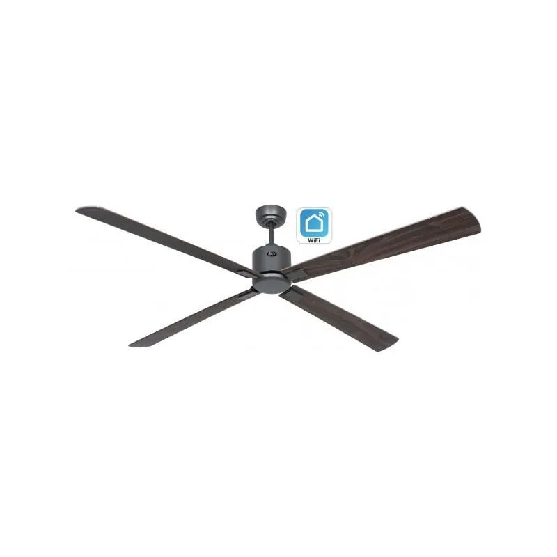 Ventilador De Techo Con Wifi Casafan Eco Neo Iii 180cm 952415w Nogal / Nogal Y Cereza 952415W