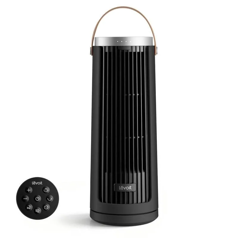 Ventilador Torre Levoit Windi Mini 7,5W 5 Velocidades Motor DC Silencioso con Mando Temporizador HEAPTFLVNEU0045Y