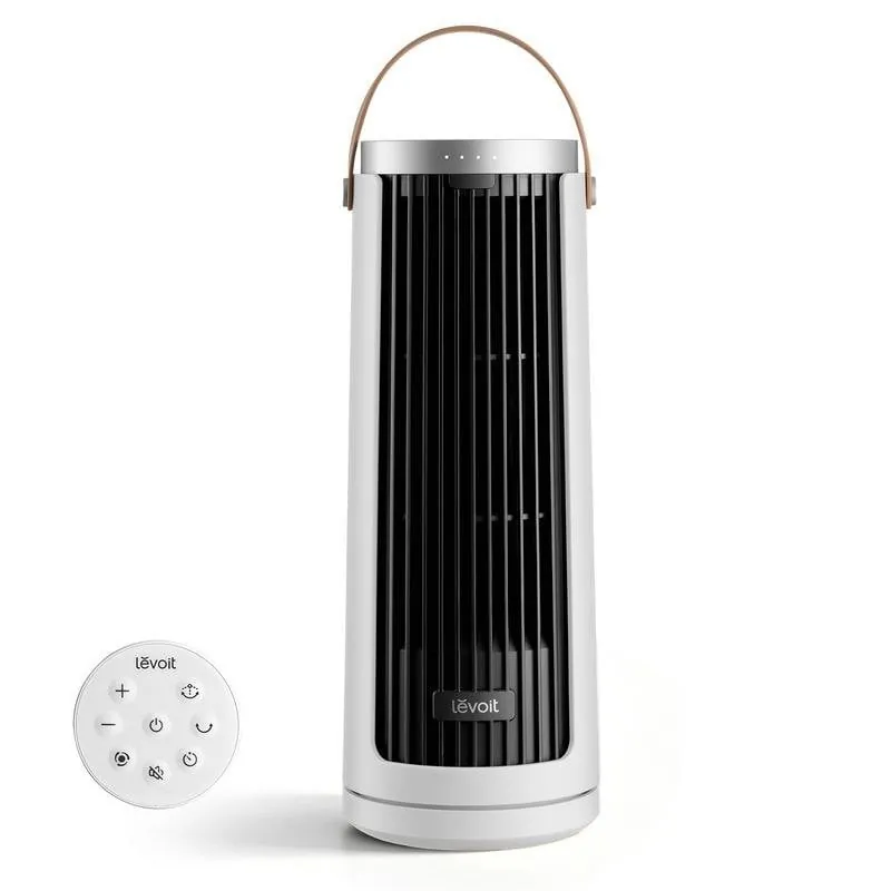 Ventilador Torre Levoit Windi Mini Plus Blanco Temporizador Ultra Silencioso Compacto HEAPTFLVNEU0043Y
