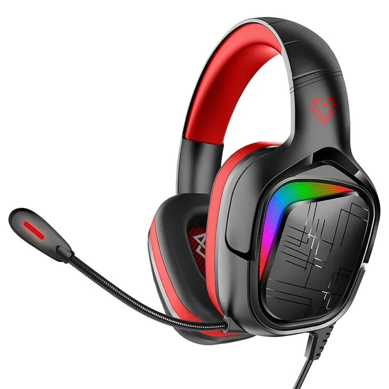 Vertux Miami Auriculares Gaming 7.1 RGB Rojo 6959144057392
