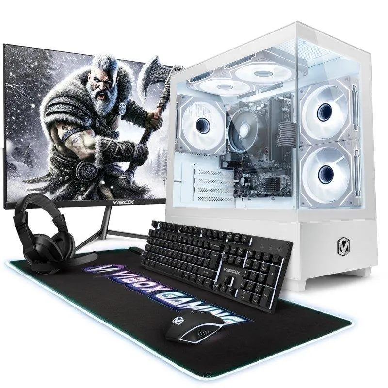 Vibox I-56 Gaming PC AMD Ryzen 3 3200G 16GB 1TB NVMe Monitor 21,5" RGB WiFi I-56