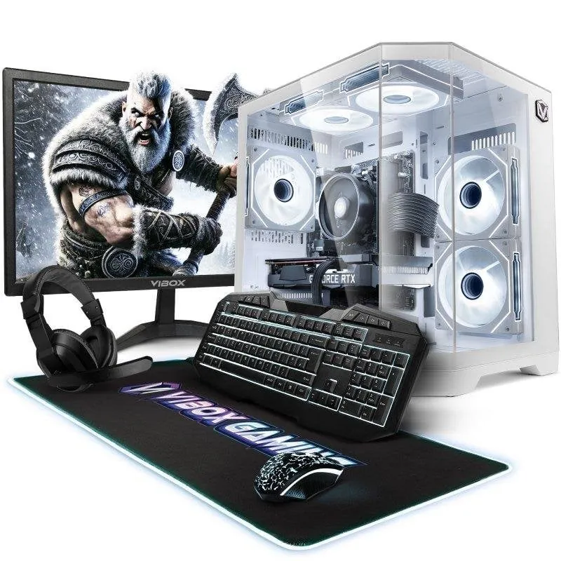 Vibox V-505 AMD Ryzen 5 16GB 1TB SSD RTX 3050 Windows 11 Monitor 23" Pack Gaming V-505
