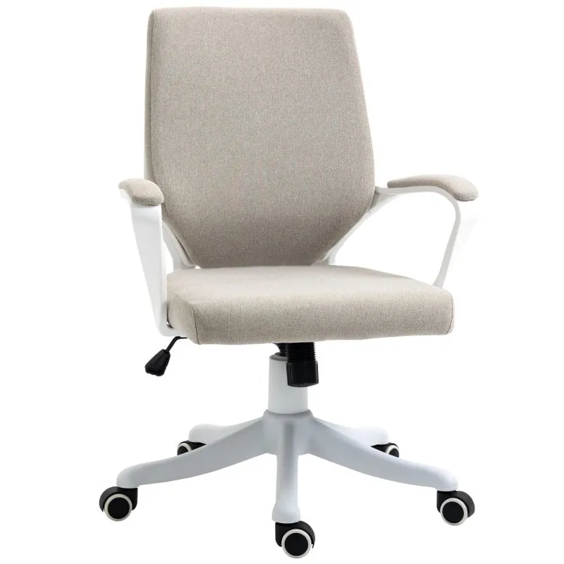Vinsetto Silla De Oficina Giratoria Con Reposabrazos 62x69x92-100 Cm Beige 921-536BG