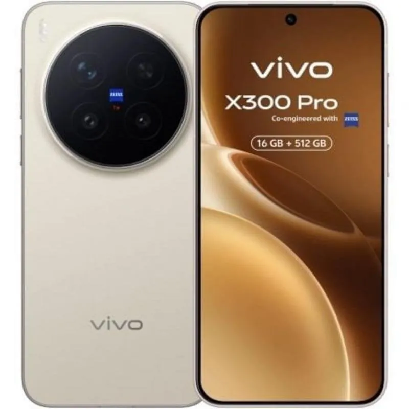 Vivo X300 Pro 16GB 512GB 6.78" AMOLED 5G Dual SIM Cámara ZEISS 200MP Batería 5440mAh Android 16 Marrón 5671344