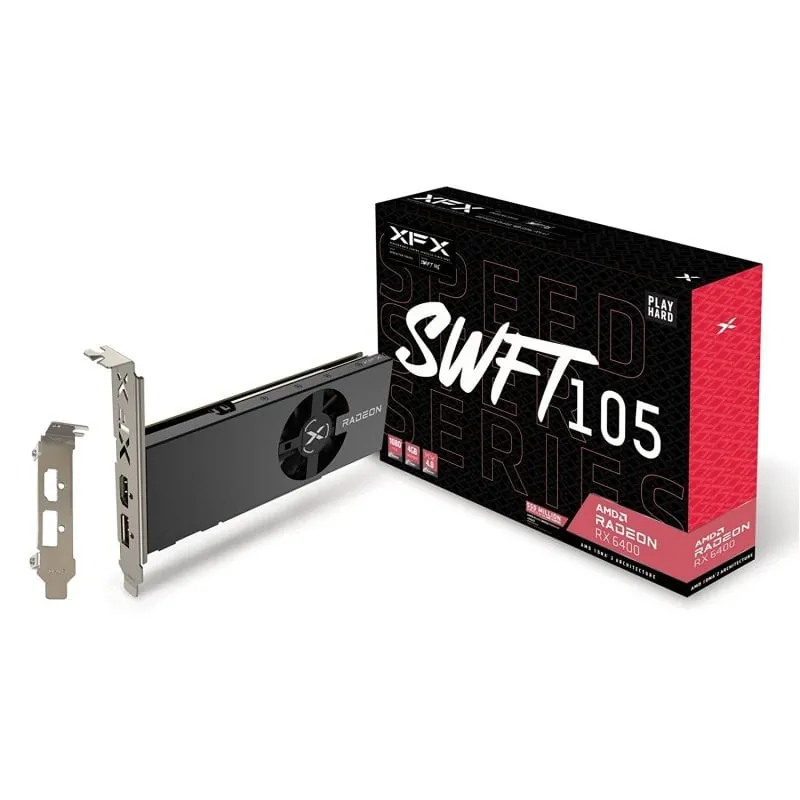 XFX Speedster SWFT105 Radeon RX 6400 4GB GDDR6 RX-64XL4SFG2