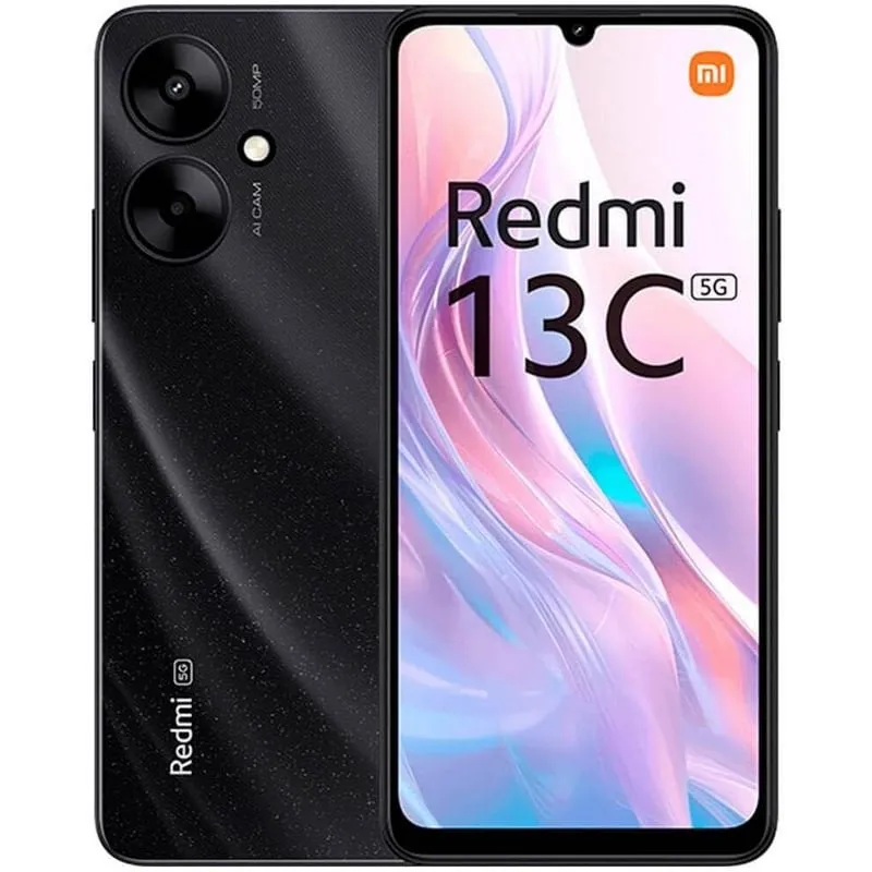 Xiaomi Redmi 13C 5G 4/128GB Negro Libre MZB0GXMEU