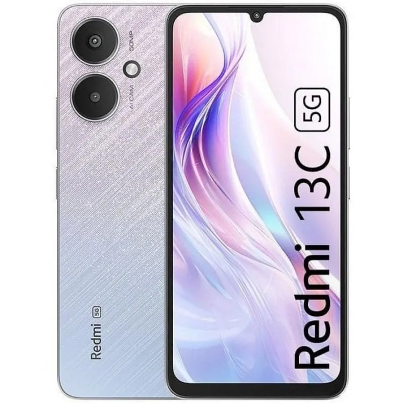 Xiaomi Redmi 13C 5G 4/128GB Plata Estelar Libre MZB0GXIEU