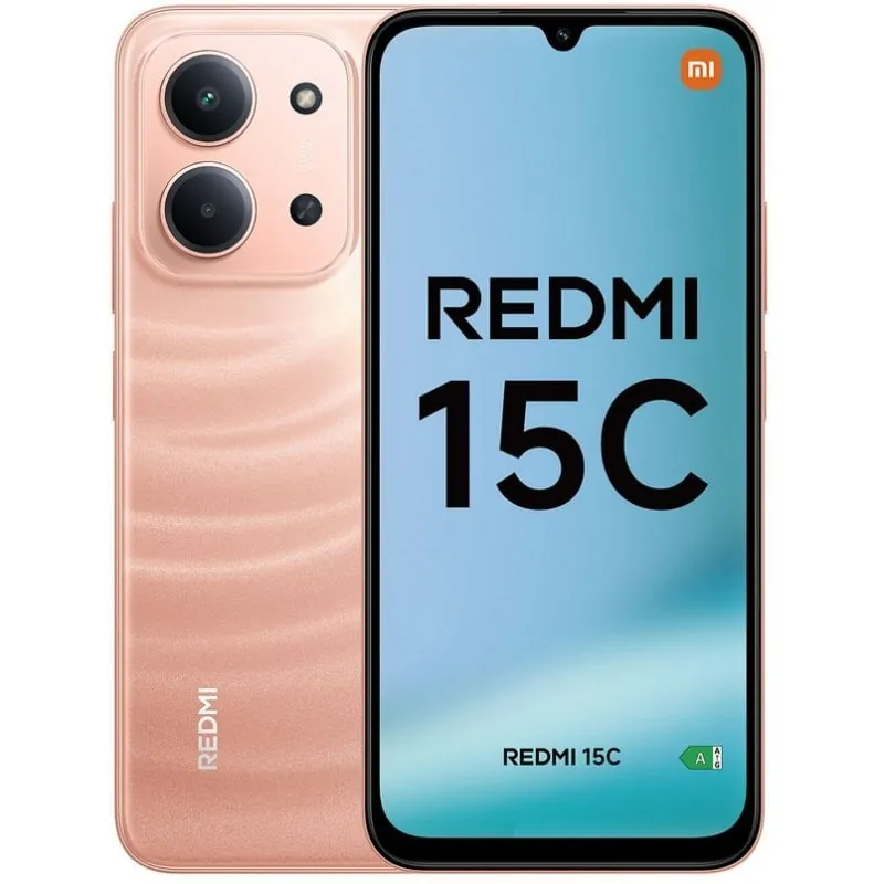 Xiaomi Redmi 15C 4GB 128GB 6.9" 120Hz Batería 6000mAh Carga Rápida 33W Naranja Crepúsculo MZB0LDVEU