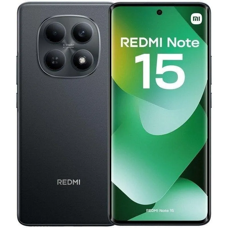 Xiaomi REDMI Note 15 4G 8GB 128GB 6.77" Negro 6932554476250