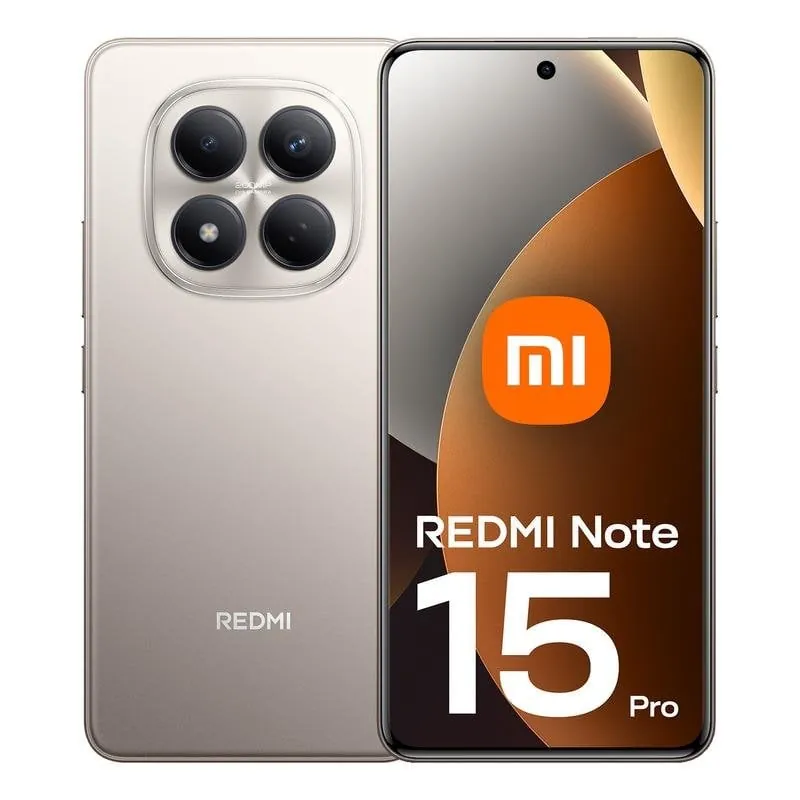 Xiaomi REDMI Note 15 Pro 5G 8GB 6,83" 512GB Titanio Dual SIM MZB0MGIEU