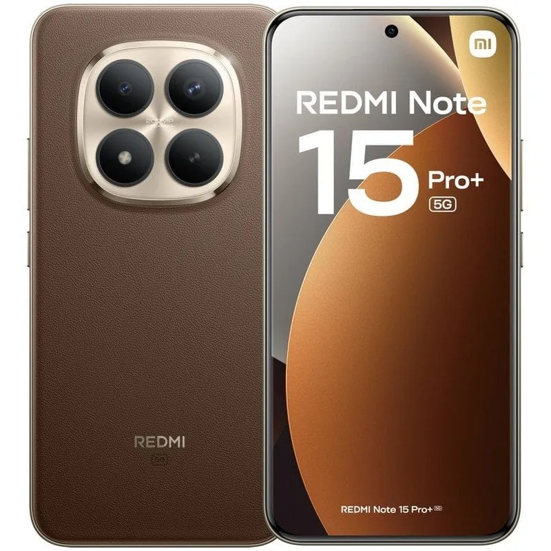 Xiaomi REDMI Note 15 Pro Plus 8GB 256GB 6.83" AMOLED 5G Cámara 200MP IP68 HyperOS Café Moca MZB0MIGEU