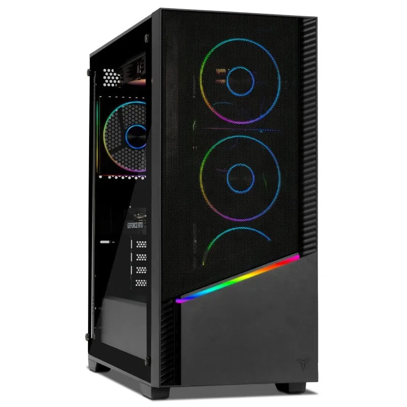 Yeyian Elara AMD Ryzen 7 7800X3D 32GB 1TB SSD RTX 5070 Windows 11 Pro YPA-EL780DC-5701E