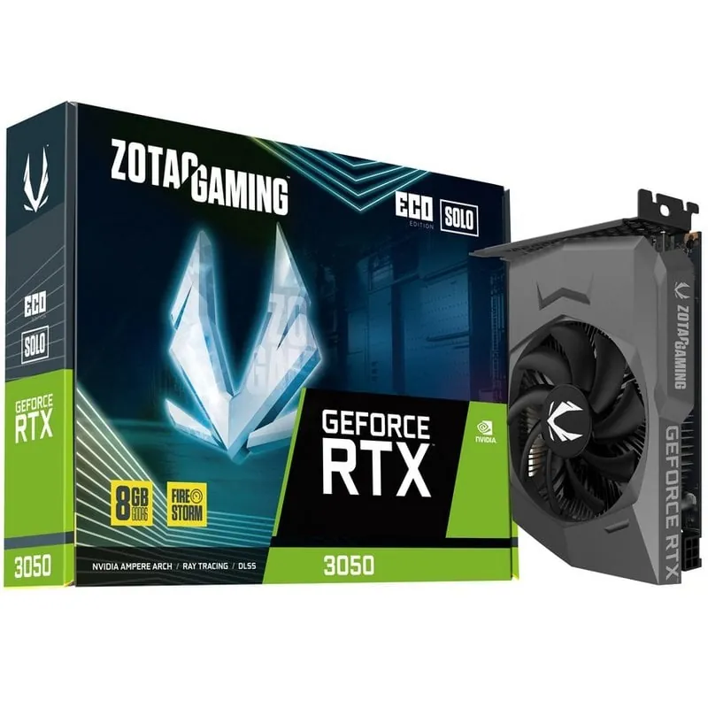 Zotac Gaming GeForce RTX 3050 ECO SOLO 8GB GDDR6 ZT-A30500R-10L