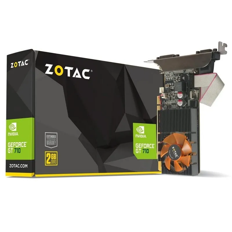 Zotac GeForce GT 710 2GB GDDR3 Low Profile ZT-71310-10L