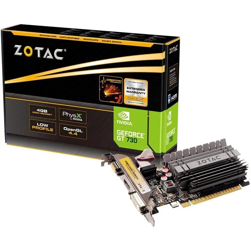 Zotac GeForce GT730 Zone Edition 4GB GDDR3 ZT-71115-20L