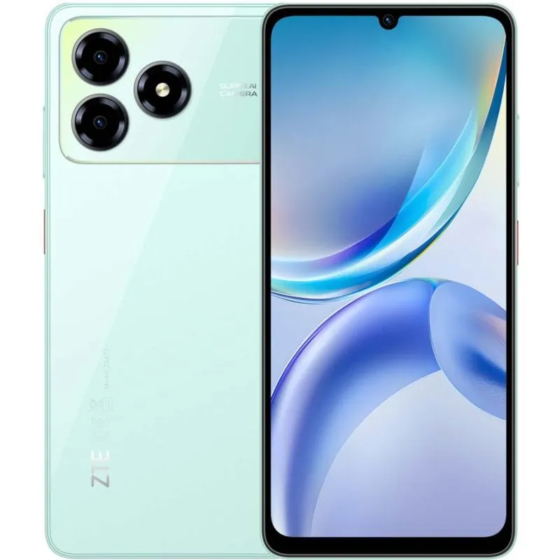 ZTE Blade A36 4GB 64GB 6.75" HD+ 90Hz 4G Dual SIM Batería 5000mAh Android V Verde P606F20 GREE