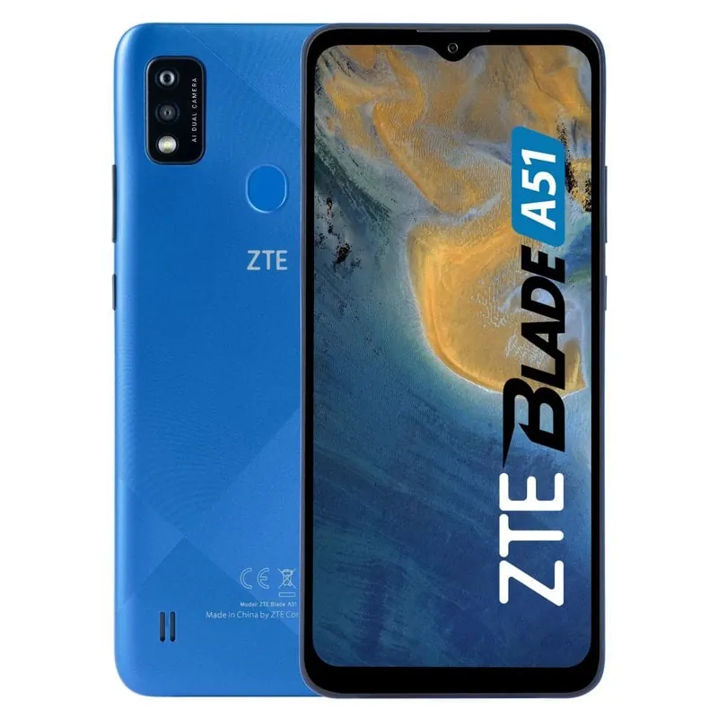 ZTE Blade A51 2/32GB Azul Libre P963F60BU